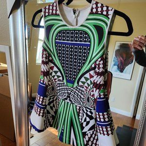 Clover Canyon Sleeveless Geometric Top